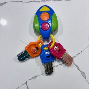 Vintage Mattel Sesame Street Multi Electronic Keychain Elmo Ernie Lights Sounds